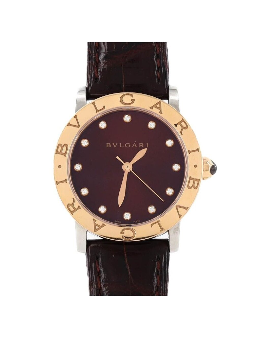 Bvlgari PG Stainless Steel Pink Gold Automatic Watch